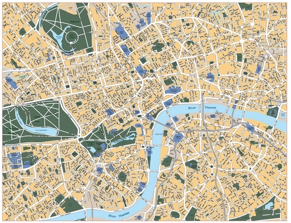 London map. London EPS Illustrator Vector Maps. Eps Illustrator Map ...