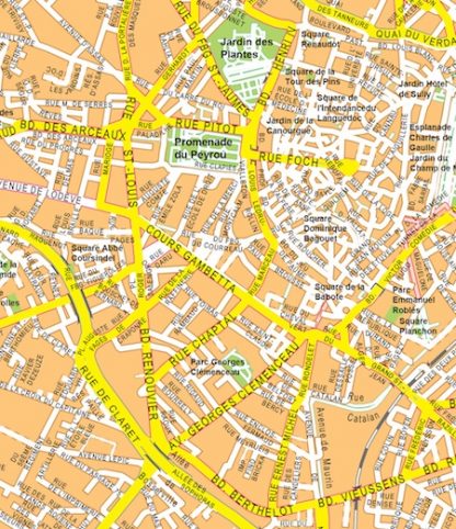 Montpellier maps | Netmaps. Leading Mapping Company