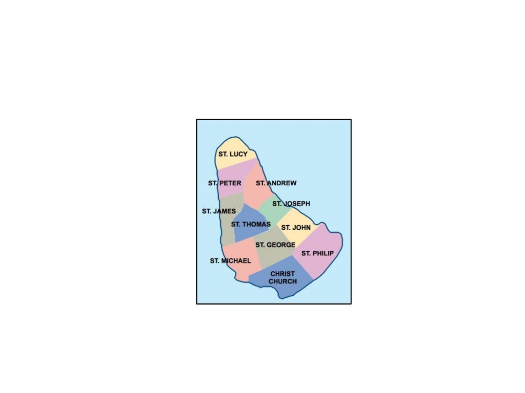 Barbados Maps Netmaps Leading Mapping Company   Barbados Presentation Map 1024x768 