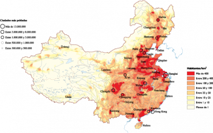 China Population map | Vector World Maps