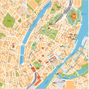 Copenhagen Vector Map | Vector World Maps